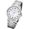 Regent Herren Armbanduhr Analog 1152412 Quarz-Uhr Metall silber UR1152412