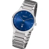 Regent Herren Armbanduhr Analog Metallarmband silber URF1345