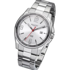 Regent Herren Armbanduhr Analog Metallarmband silber URBA647