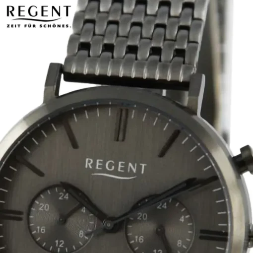 Regent Herren Armbanduhr Analog Metallarmband schwarz UR1150598