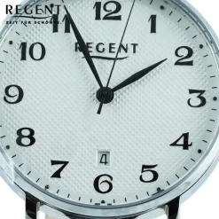 Regent Herren Armbanduhr Analog Lederarmband schwarz UR1011584