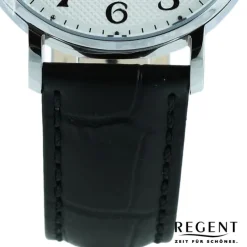 Regent Herren Armbanduhr Analog Lederarmband schwarz UR1011584