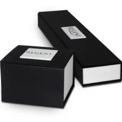 Regent Herren Armbanduhr Analog GM-2118 Handaufzug Lederband schwarz URGM2118