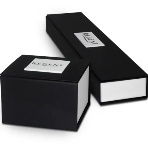Regent Herren Armbanduhr Analog GM-2118 Handaufzug Lederband schwarz URGM2118