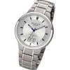 Regent Herren Funkuhr Analog-Digital Metallarmband silber URFR268