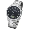 Regent Herren Funkuhr Analog-Digital FR-276 Funk-Uhr Metall silber URBA445