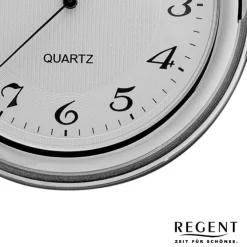 Regent Herren MechanischTaschenuhren silber verchromt URP720 URP022
