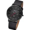 Regent Herren Solaruhr Analog Lederarmband schwarz UR1114106