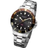 Regent Herren Solaruhr Analog Metallarmband silber URF1545