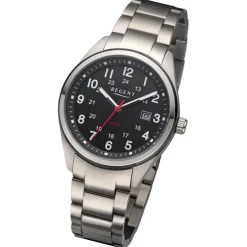 Regent Herren Solaruhr Analog Metallarmband grau URF1537