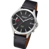 Regent Herren Solaruhr Analog Lederarmband schwarz URF1550