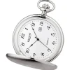 Regent Herren Taschenuhr Analog Gehäuse silber URP739