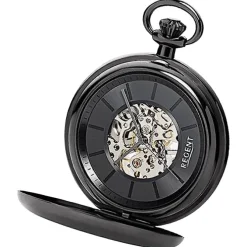 Regent Herren Taschenuhr Analog Gehäuse schwarz URP710