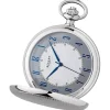 Regent Herren Taschenuhr Analog Gehäuse silber URP727