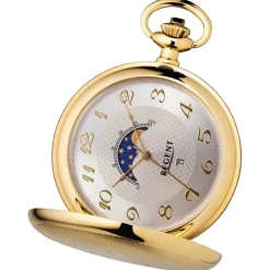 Regent Herren Taschenuhr Analog Gehäuse gold URP731