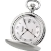 Regent Herren Taschenuhr Analog Gehäuse silber URP732