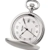Regent Herren Taschenuhr Analog Gehäuse silber URP733