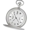 Regent Herren Taschenuhr Analog Gehäuse silber URP749