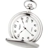 Regent Herren Taschenuhr Analog Gehäuse silber URP734