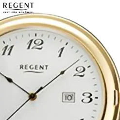 Regent Herren Taschenuhr Analog Gehäuse gold URP740