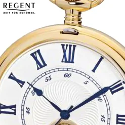 Regent Herren Taschenuhr Analog Gehäuse gold URP708