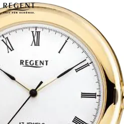 Regent Herren Taschenuhr Analog Gehäuse gold URP719