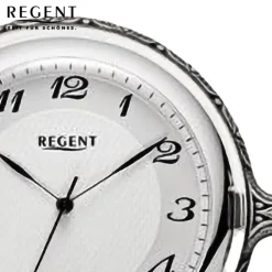 Regent Herren Taschenuhr Analog Gehäuse grau URP722