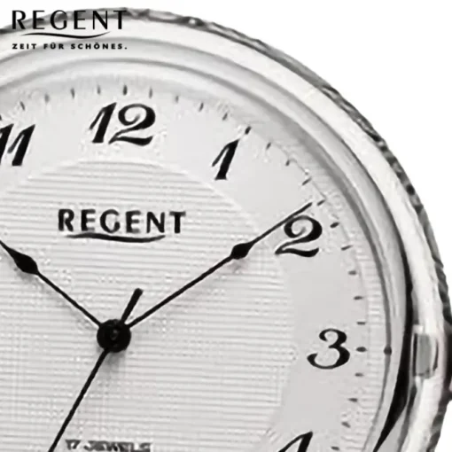Regent Herren Taschenuhr Analog Gehäuse grau URP725