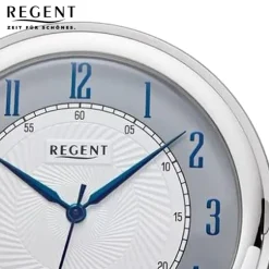 Regent Herren Taschenuhr Analog Gehäuse silber URP727