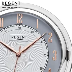 Regent Herren Taschenuhr Analog Gehäuse silber URP728