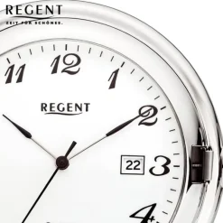 Regent Herren Taschenuhr Analog Gehäuse silber URP734