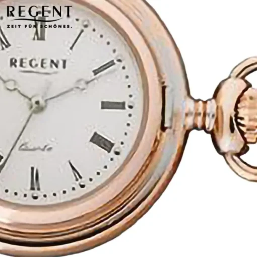 Regent Herren Taschenuhr Analog Gehäuse rosegold URP761