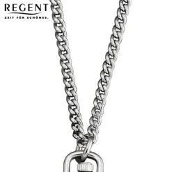 Regent Herren Taschenuhr Analog Gehäuse silber URP766
