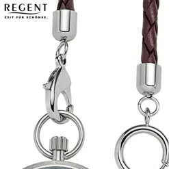 Regent Herren Taschenuhr Analog Gehäuse silber URP771