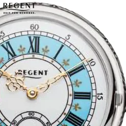 Regent Herren Taschenuhr Analog Gehäuse grau URP724
