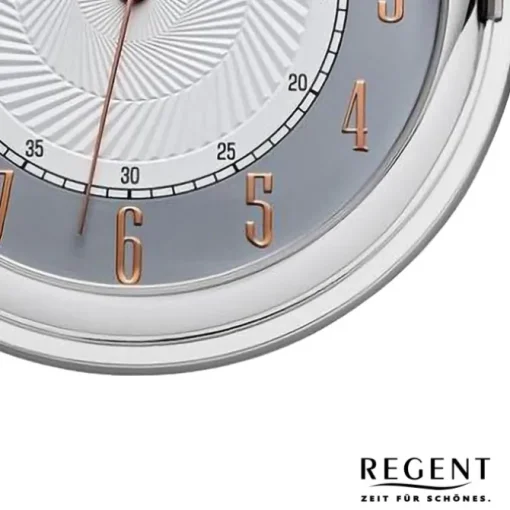 Regent Herren Taschenuhr Analog Gehäuse silber URP729