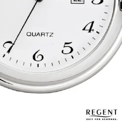 Regent Herren Taschenuhr Analog Gehäuse silber URP739