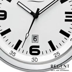 Regent Herren Taschenuhr Analog Gehäuse silber URP743