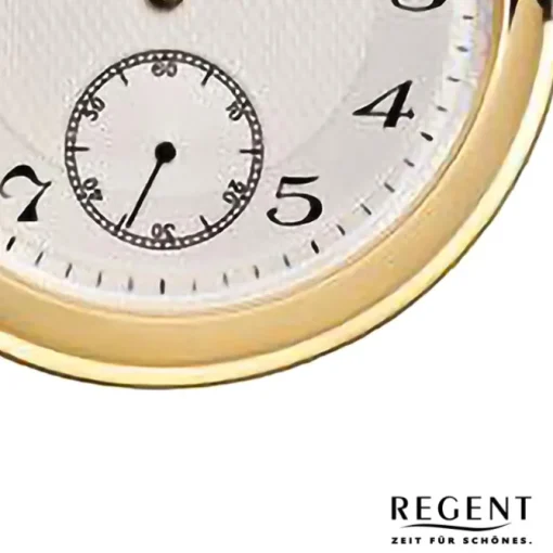 Regent Herren Taschenuhr Analog Gehäuse gold URP716