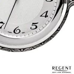 Regent Herren Taschenuhr Analog Gehäuse grau URP722