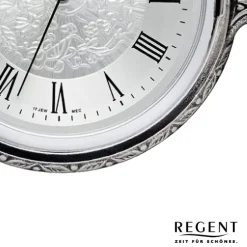 Regent Herren Taschenuhr Analog Gehäuse grau URP723