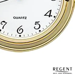 Regent Herren Taschenuhr Analog Gehäuse gold URP736