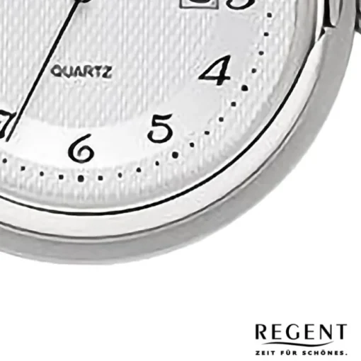 Regent Herren Taschenuhr Analog Gehäuse silber URP750