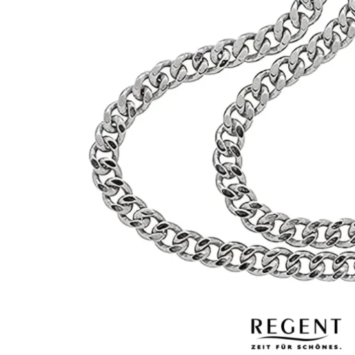 Regent Herren Taschenuhr Analog Gehäuse silber URP760