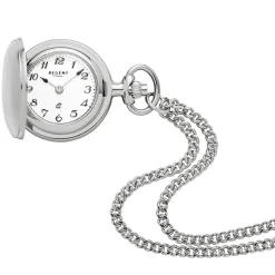 Regent Herren Taschenuhr Analog Gehäuse silber URP760