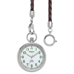Regent Herren Taschenuhr Analog Gehäuse silber URP770