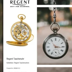 Regent Herren Taschenuhr Analog GM-2211 Mechanisch URGM1612