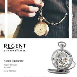 Regent Herren Taschenuhr Analog GM-2210 Mechanisch URGM1611