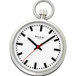 Regent Herren Taschenuhren Edelstahl Quarz Mineralglas P-746 URP041