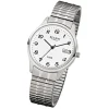 Regent Herren-Armbanduhr F-875 Quarz-Uhr Stahl-Armband silber URF875